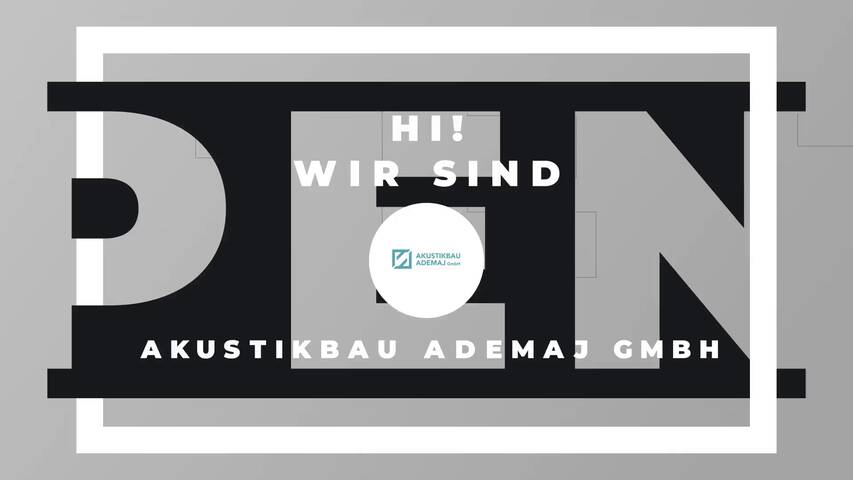 Video 1 Akustikbau Ademaj GmbH