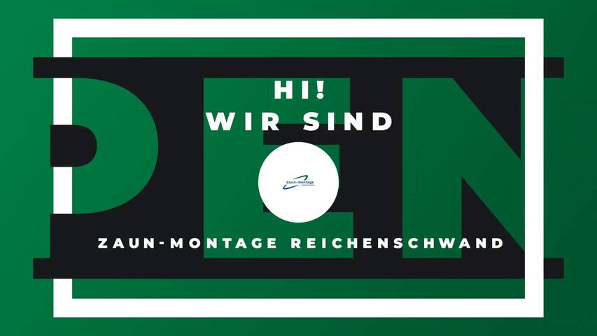 Video 1 Zaun-Montage Reichenschwand