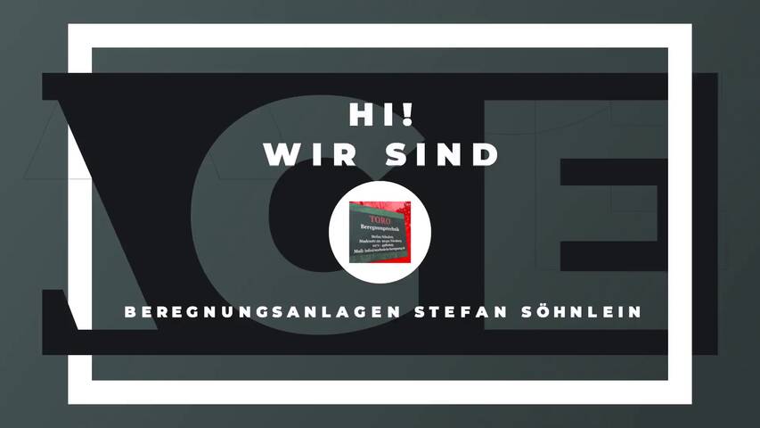 Video 1 Beregnungstechnik Stefan Söhnlein