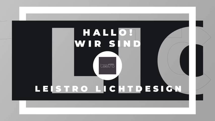 Video 1 LEISTRO Lichtdesign
