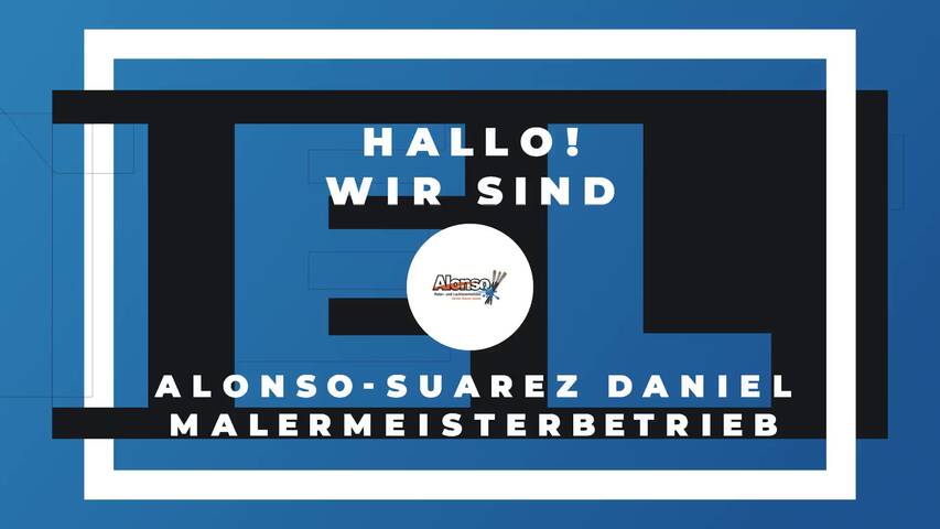 Video 1 Alonso Maler- & Lackiermeisterbetrieb, Inh. Alonso-Suarez Daniel