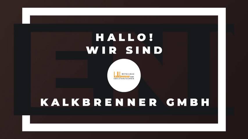 Video 1 Kalkbrenner GmbH