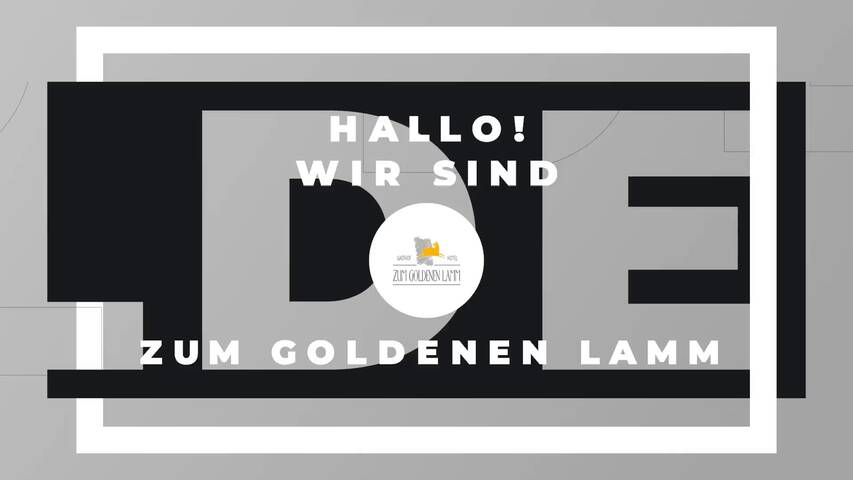 Video 1 Gasthof / Hotel Zum Goldenen Lamm