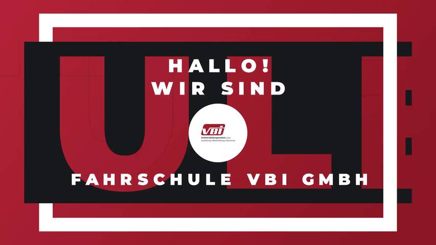 Video 1 Fahrschule VBI Verkehrsbildungsinstitut GmbH