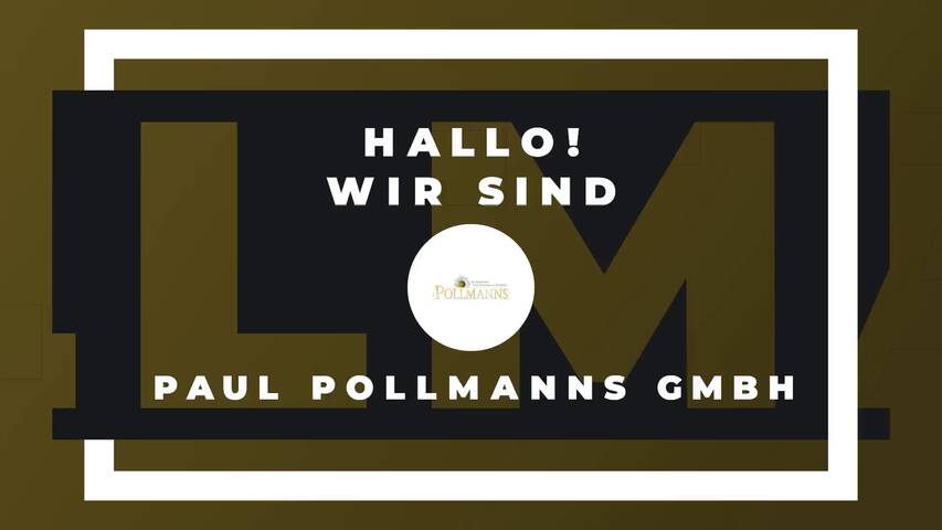 Video 1 Paul Pollmanns GmbH