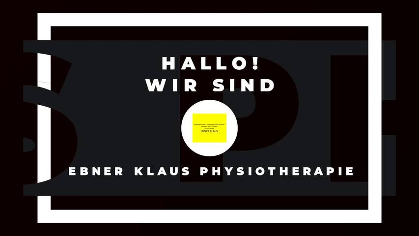 Video 1 Ebner Klaus Physiotherapie
