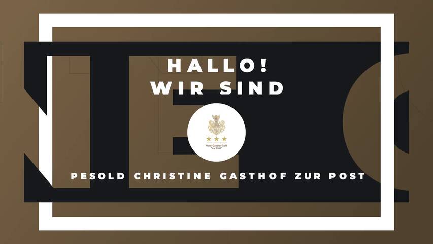 Video 1 Pesold Christine Gasthof Zur Post