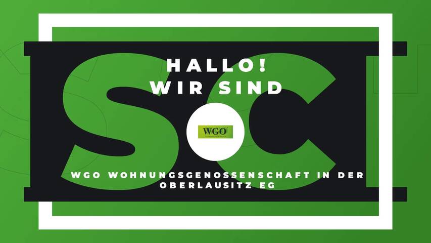 Video 1 WGO Wohnungsgenossenschaft in der Oberlausitz eG