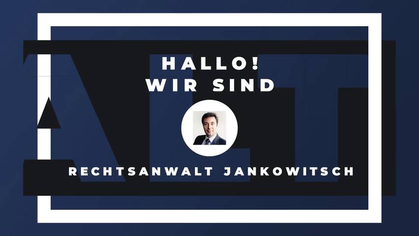 Video 1 rechtsanwalt jankowitsch