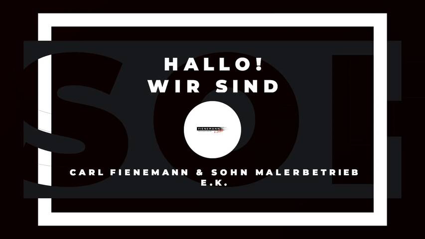 Video 1 Carl Fienemann & Sohn Malerbetrieb e.K.