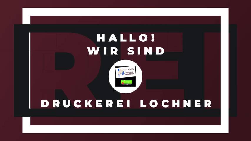 Video 1 Druckerei Lochner e.K.
