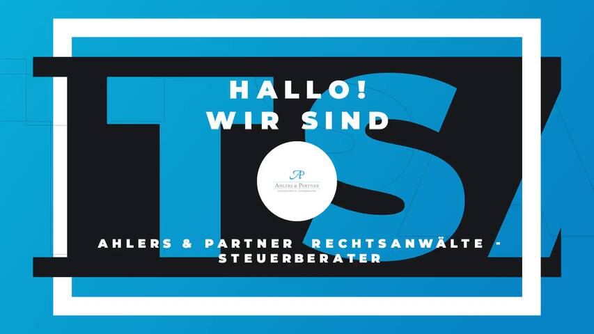 Video 1 AHLERS & PARTNER Rechtsanwälte - Steuerberater