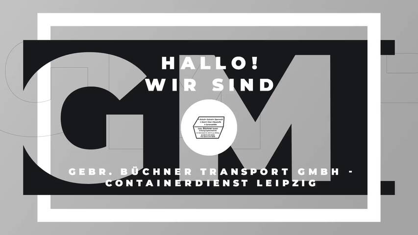 Video 1 Gebr. Büchner GmbH Entsorgungsfachbetrieb