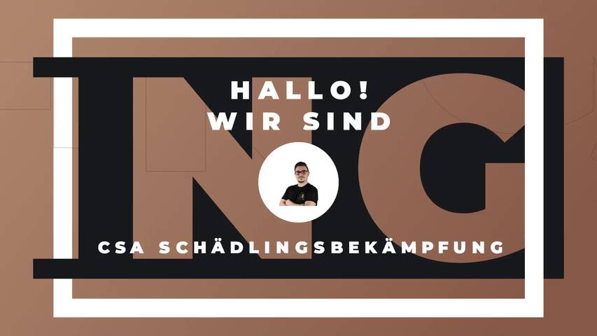 Video 1 CSA Schädlingsbekämpfung Video 1 CSA Schädlingsbekämpfung