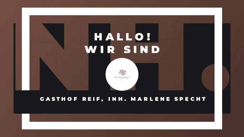 Video 1 Gasthof Reif, Inh. Marlene Specht