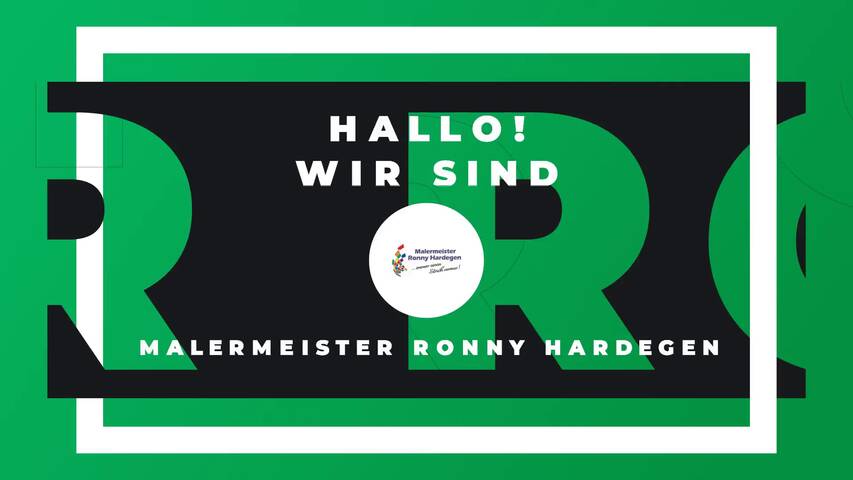 Video 1 Hardegen Ronny Malermeister