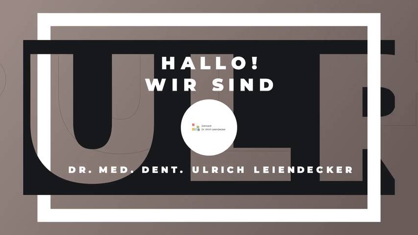 Video 1 Dr. med. dent. Ulrich Leiendecker