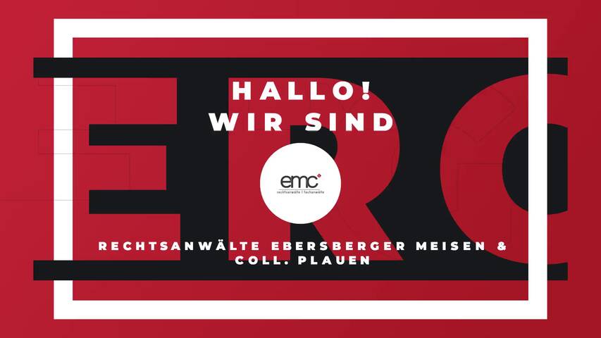 Video 1 Rechtsanwälte Ebersberger Meisen & Coll. Plauen