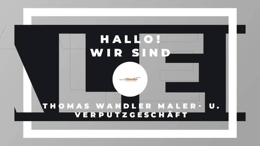 Video 1 Maler Wandler