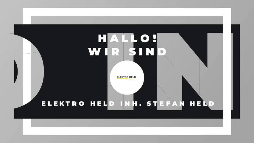 Video 1 Elektro Held Inh. Stefan Held