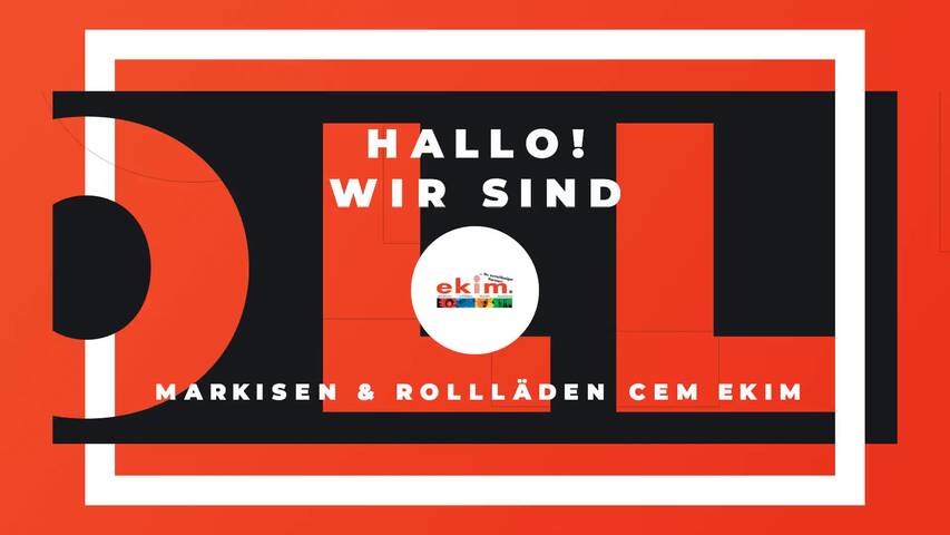 Video 1 Markisen & Rollläden Cem Ekim