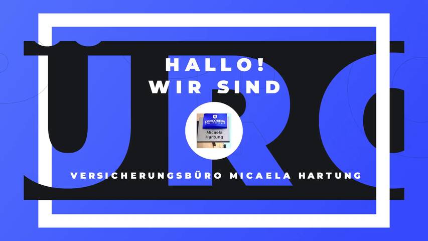 Video 1 CONCORDIA Service-Büro Micaela Hartung