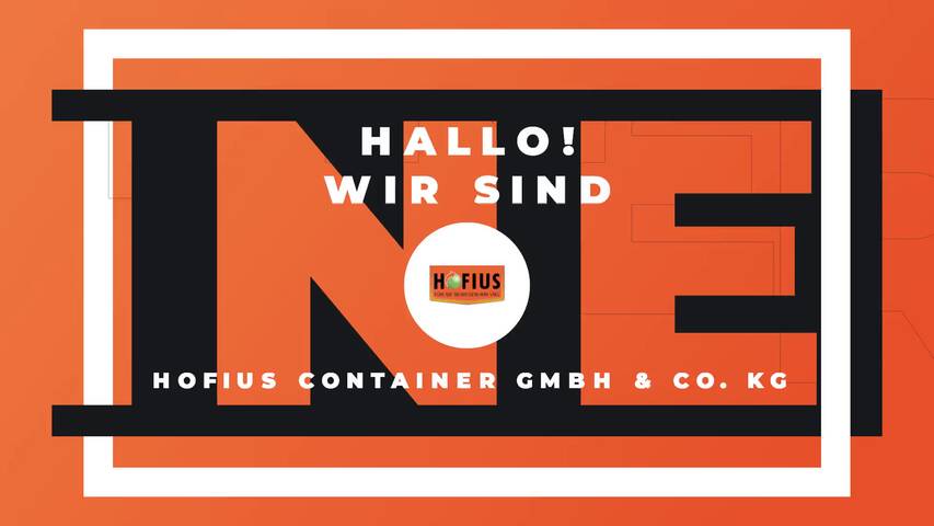 Video 1 Container Hofius