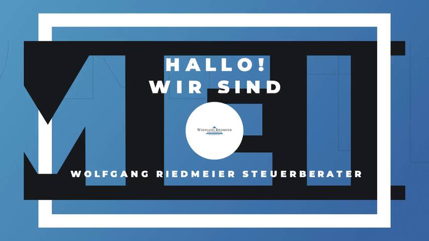 Video 1 Wolfgang Riedmeier Steuerberater