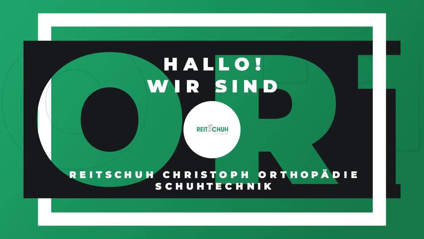 Video 1 Orthopädie Schuhtechnik Reitschuh