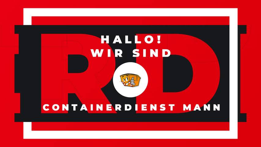 Video 1 Mann Containerdienst