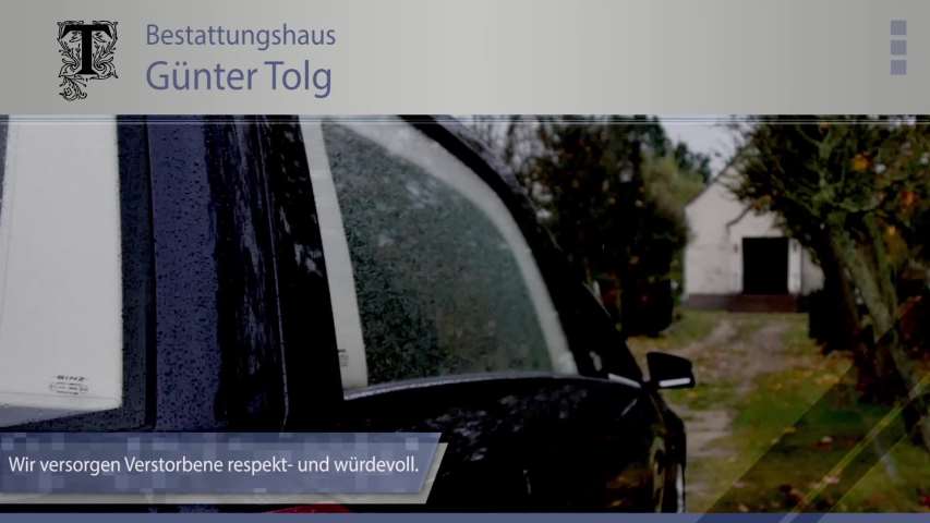 Video 1 Bestattungshaus Günter Tolg Inh. Torsten Tolg