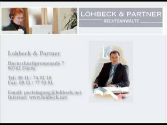 Video 1 Lohbeck & Partner Rechtsanwälte