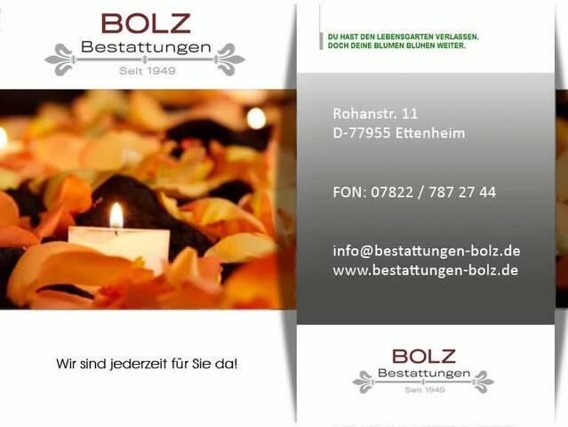 Video 1 Bestattungsinstitut Bolz GmbH