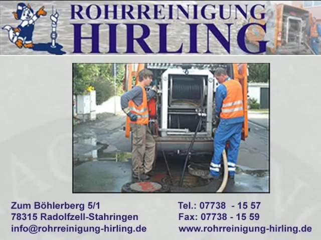 Video 1 Hirling Herbert Rohrreinigung